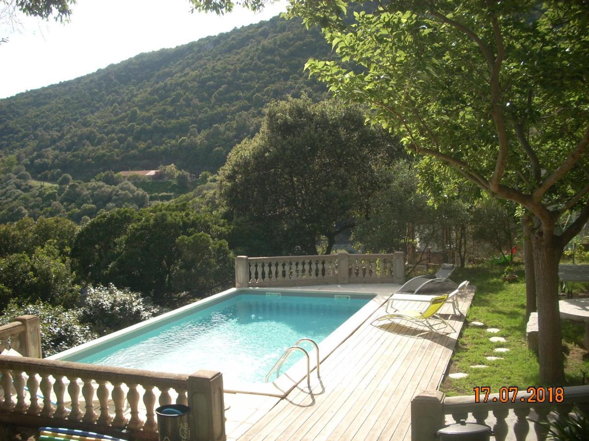 Chambre Independante Climatisee, Cuisine D'Ete, Piscine Sartène Exterior foto